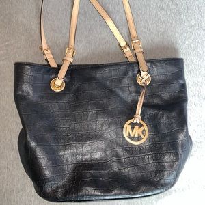 Black and Tan MK purse